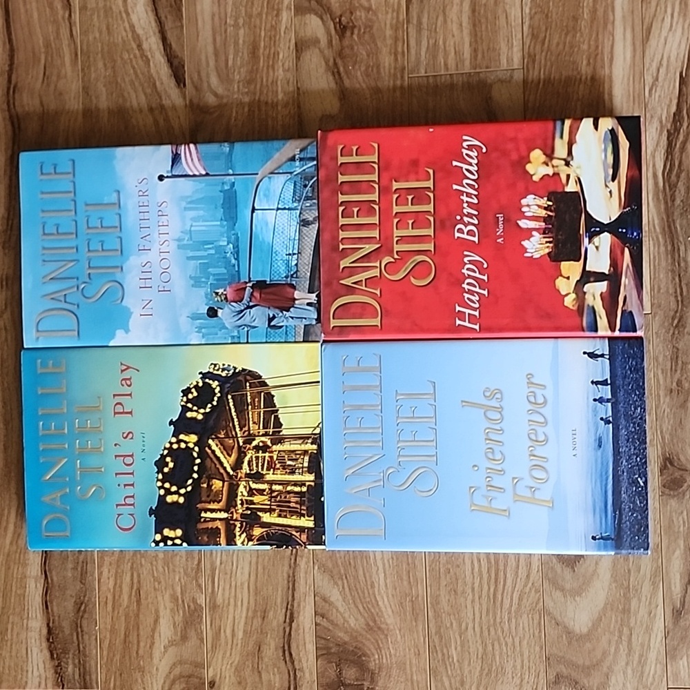 4 Danielle Steel Hardcover Books